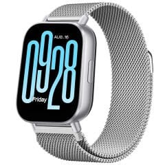 Redmi Watch 5 Active Redmi 5 Lite Uyumlu Kordon Manyetik Milanese Loop Metal Kordon