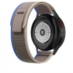 Samsung Galaxy Watch Active Active 2 44mm-40mm Uyumlu 20mm Wander Trail Loop Kordon Mavi - Mavi