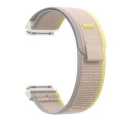 Samsung Galaxy Watch Active Active 2 44mm-40mm Uyumlu 20mm Wander Trail Loop Kordon Sarı - Sarı