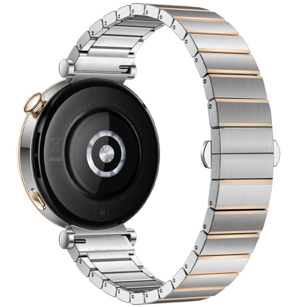 Huawei Watch GT4 41mm İle Uyumlu Renk Detaylı 18mm Paslanmaz Çelik