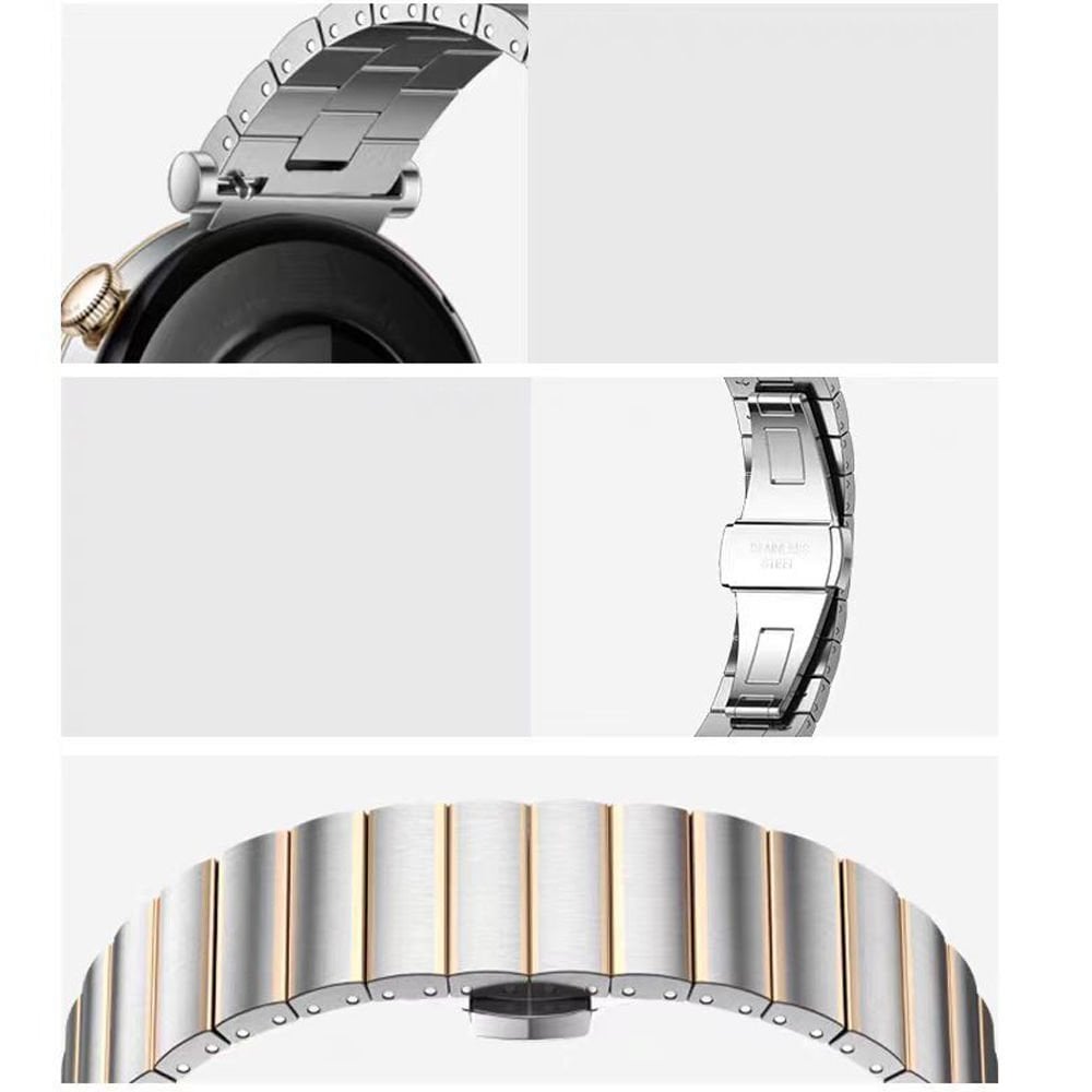 Huawei Watch GT4 41mm İle Uyumlu Renk Detaylı 18mm Paslanmaz Çelik