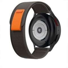 Samsung Galaxy Watch Active Active 2 44mm-40mm Uyumlu 20mm Wander Trail Loop Kordon Siyah - Siyah