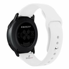 Huawei Watch GT5 46mm Uyumlu Kordon PureLux Soft Yumuşak Silikon Kordon Beyaz