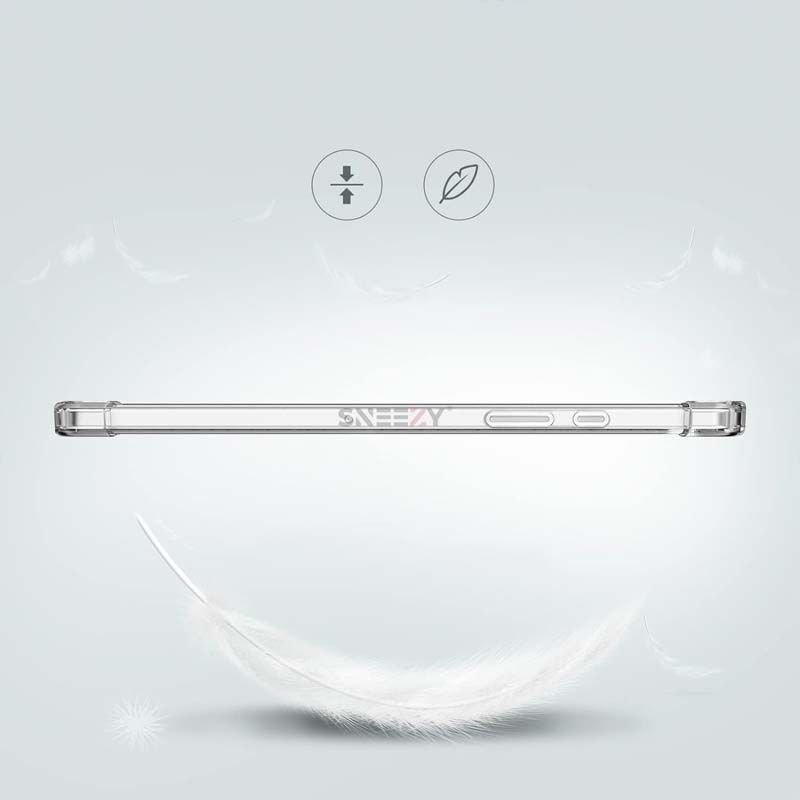 Samsung Tab A9 X110 8.7 İnç Kılıf ShockArmor Clear Köşe korumalı şeffaf tablet kılıfı