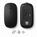 MacBook iPad Uyumlu Bluetooth Şarjlı Mouse USB Dongle Şarj Kablosu Dahil Sessiz İnce ve Taşınabilir Siyah