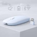 Tablet ve Telefon İçin Bluetooth Mouse iOS Android Uyumlu Şarjlı Batarya USB Dongle ve Kablo Dahil