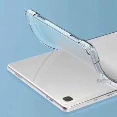 Samsung Tab A8 T290 8.7 İnç Kılıf ShockArmor Clear Köşe korumalı şeffaf tablet kılıfı