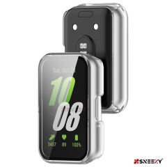 Sneezy Samsung Galaxy Watch Fit 3 PC Sert Kasa Ve Ekran Koruyucu Şeffaf - Şeffaf