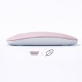 Tablet ve Telefon İçin Bluetooth Mouse iOS Android Uyumlu Şarjlı Batarya USB Dongle ve Kablo Dahil Pembe