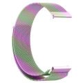 Huawei Watch GT6 41mm Uyumlu Manyetik Milanese Loop Metal Kordon Rainbow