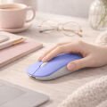 Sessiz Kablosuz Mouse Bluetooth USB Dongle Destekli Şarjlı Ofis ve Ev Kullanımı İçin İdeal Lavant