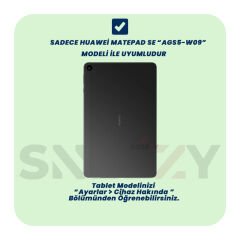 Huawei Matepad Se 10.4 İnç Kılıf ShockArmor Clear Köşe korumalı şeffaf tablet kılıfı