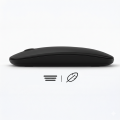 Sessiz Kablosuz Mouse Bluetooth USB Dongle Destekli Şarjlı Ofis ve Ev Kullanımı İçin İdeal Siyah