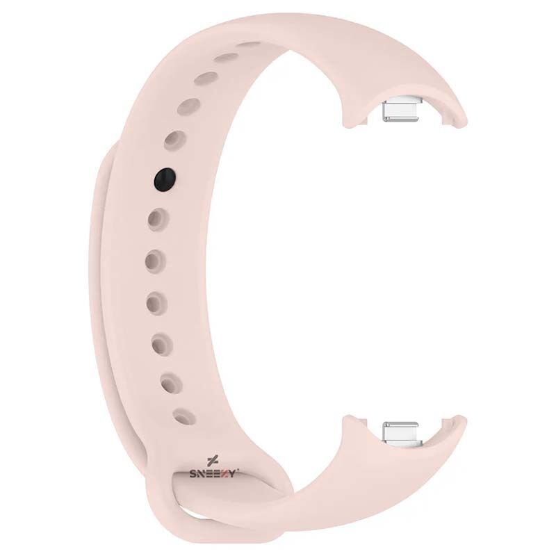 Sneezy Mİ Band 9 İle Uyumlu PureLux Soft Silikon Kordon Pudra