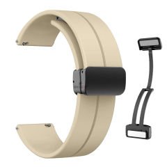 Huawei Watch GT3 Elite-Active 46mm-GT3 Pro-GT3 Se 22mm Uyumlu Coastal Manyetik Tokalı Silikon Kordon