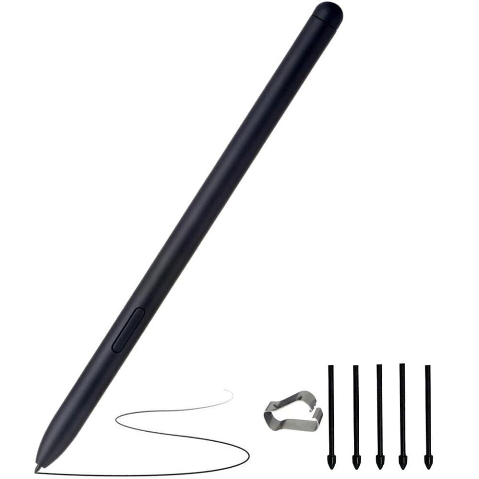 Samsung Galaxy Tab S7 Fe S7 Plus S8 Plus S7 S8 İle Uyumlu Spen Stylus Tablet Kalemi Yedek Uç Seti