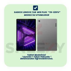 Lenovo Tab M10 Plus TB-125F - TB-128F 3.Nesil Uyumlu KidSafe Silikon Kollu Çocuk Tablet kılıfı
