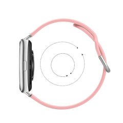 Huawei Watch Fit/Fit New İle Uyumlu PureLux Soft Tokalı Silikon Kordon Pembe - Pembe
