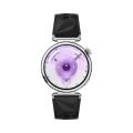 Sneezy Huawei Watch GT6 41mm İle Uyumlu Prism Metal Tokalı Soft Yumuşak Silikon Kordon Siyah