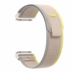 Huawei Watch GT5 46mm Uyumlu Kordon Trail Loop Yumuşak Kumaş Kordon Sarı