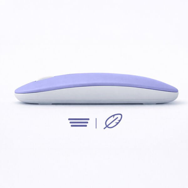 Mac iPad PC Tablet Uyumlu Mouse Şarjlı Batarya Sessiz Tıklama USB Dongle ve Kablo Dahil Lavant