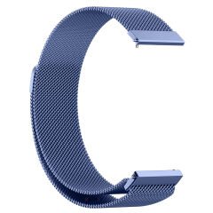 Huawei Watch GT4 46mm Uyumlu Manyetik Milanese Loop Metal Kordon Lacivert