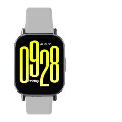 Redmi Watch 5 Active Redmi 5 Lite Uyumlu Kordon Kordon PureLux Soft Yumuşak Silikon Kordon Gri