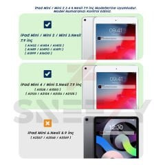 Apple iPad Mini 4.5.Nesil 7.9 İnç Uyumlu Soft Safe Arkası Silikon Smart Tablet kılıfı Gold - Gold