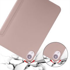 Apple iPad Mini 4.5.Nesil 7.9 İnç Uyumlu Soft Safe Arkası Silikon Smart Tablet kılıfı Gold - Gold