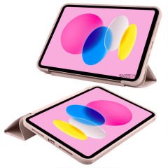Apple iPad Mini 4.5.Nesil 7.9 İnç Uyumlu Soft Safe Arkası Silikon Smart Tablet kılıfı Gold - Gold