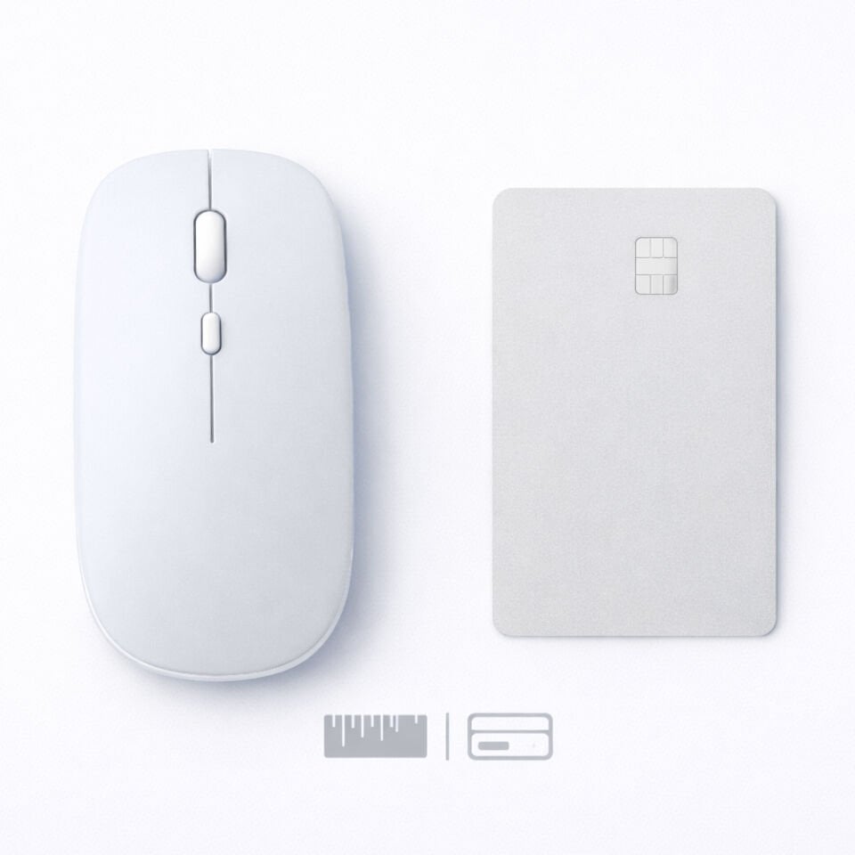 Profesyonel Kablosuz Mouse Bluetooth Dongle Destekli Şarjlı Batarya Sessiz ve Ergonomik Tasarım