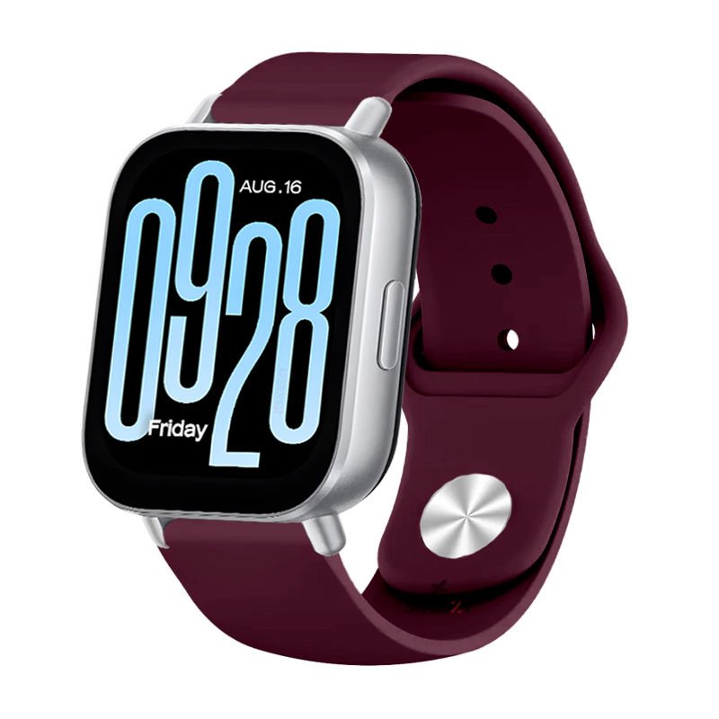 Redmi Watch 5 Active Redmi 5 Lite Uyumlu Kordon Kordon PureLux Soft Yumuşak Silikon Kordon Koyu Mor