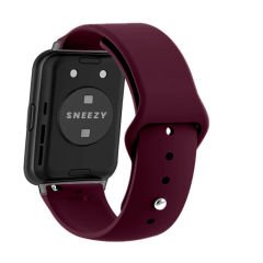 Redmi Watch 5 Active Redmi 5 Lite Uyumlu Kordon Kordon PureLux Soft Yumuşak Silikon Kordon Koyu Mor