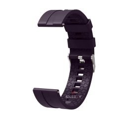 Haylou Solar LS05 – RS3 LS04 – RT LS05S 22mm Uyumlu NovaGT Supreme Silikon Kordon Koyu Mor