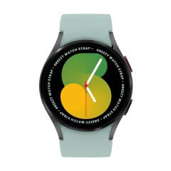 Samsung Galaxy Watch 4 5 Pro 40 42 44 45 46mm Uyumlu Orjinal Tasarım Kavisli PureLux Silikon Kordon Su yeşili