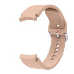 Samsung Galaxy Watch 4 5 Pro 40 42 44 45 46mm Uyumlu Orjinal Tasarım Kavisli PureLux Silikon Kordon Pudra