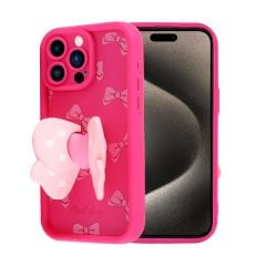 Apple iPhone 15 Pro Kılıf Kamera Korumalı Figür Tasarımlı Glam Kapak