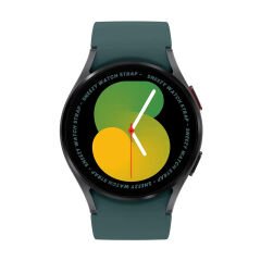 Samsung Galaxy Watch 4 5 Pro 40 42 44 45 46mm Uyumlu Orjinal Tasarım Kavisli PureLux Silikon Kordon Koyu Yeşil