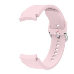 Samsung Galaxy Watch 4 5 Pro 40 42 44 45 46mm Uyumlu Orjinal Tasarım Kavisli PureLux Silikon Kordon Açık Pembe