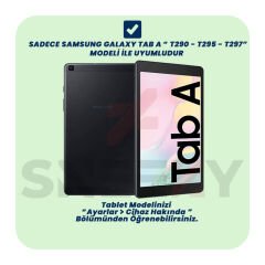 Samsung Galaxy Tab A SM-T290 8 İnç Tam Uyumlu Glow Desenli Standlı Askılı Popit Tablet Kılıfı