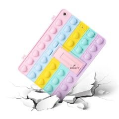 Samsung Galaxy Tab A SM-T290 8 İnç Tam Uyumlu Glow Desenli Standlı Askılı Popit Tablet Kılıfı