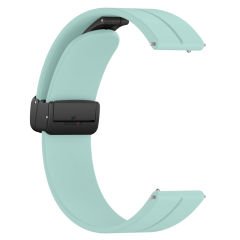 Samsung Galaxy Watch 5 40-44mm Uyumlu 20mm Coastal Manyetik Tokalı Silikon Kordon Su Yeşili - Su yeşili