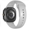 Samsung Galaxy Watch 8 44mm 40mm İle Uyumlu Klasik PureLux Soft Silikon Kordon Gri