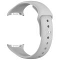 Samsung Galaxy Watch 8 44mm 40mm İle Uyumlu Klasik PureLux Soft Silikon Kordon Gri