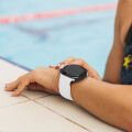 Samsung Galaxy Watch 8 44mm 40mm İle Uyumlu Klasik PureLux Soft Silikon Kordon Gri