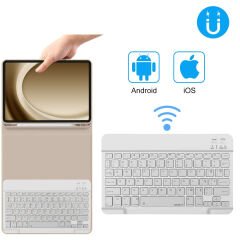 Apple iPad 5.Nesil 9.7 İnç 2017 Uyumlu StyleTech Bluetooth Klavyeli Çok Yönlü Kılıf