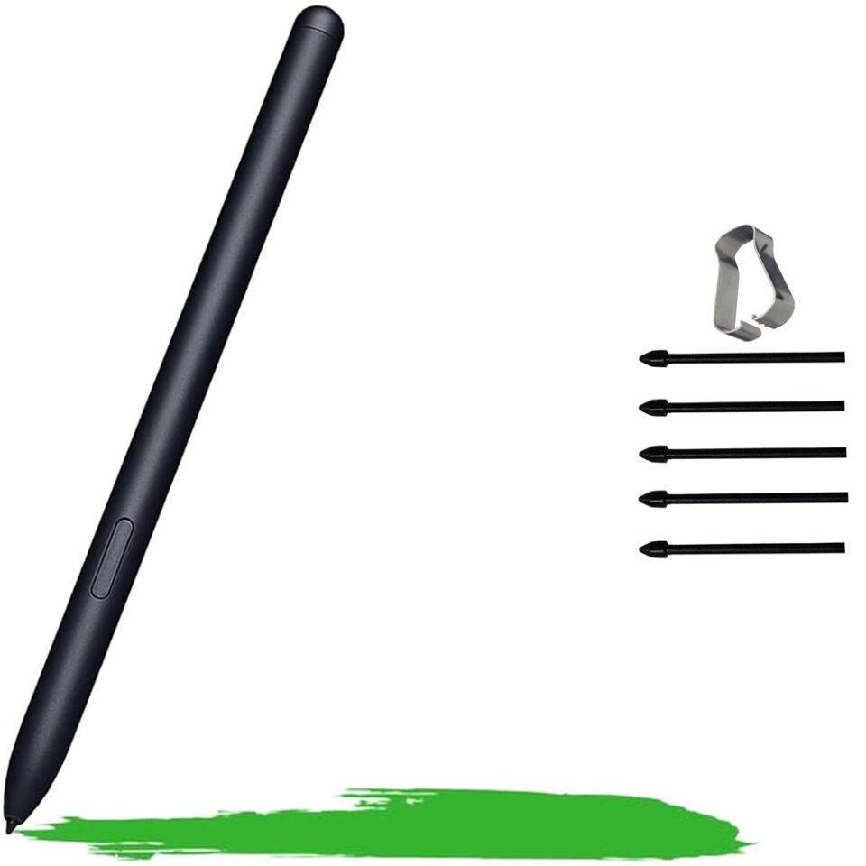 Samsung Galaxy Tab S6 Lite P610 P620 İle Uyumlu Spen Stylus Tablet Kalemi Yedek Uç Seti Siyah