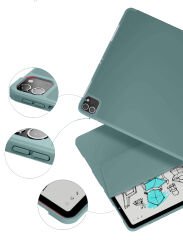 Apple iPad Pro 12.9 İnç 3.4.5.6. Nesil Kılıf Craft Kalem Bölmeli Uyku Modlu Kapaklı Smart Case