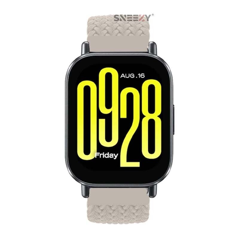Redmi Watch 5 Active Redmi 5 Lite Uyumlu Kordon Metal Klips Solo Fiberlink Örgü Kordon Starlight