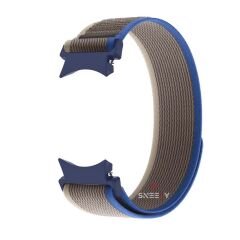 Samsung Galaxy Watch 4 5 Pro 40 42 44 45 46mm Uyumlu Wander Trail Loop Kordon Kavisli Tasarım Mavi